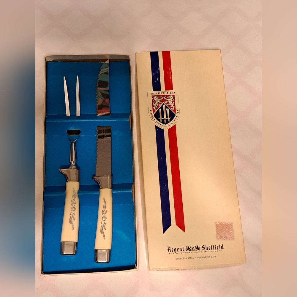 Regent Sheffield Cultry Set Stainless Steel NEW